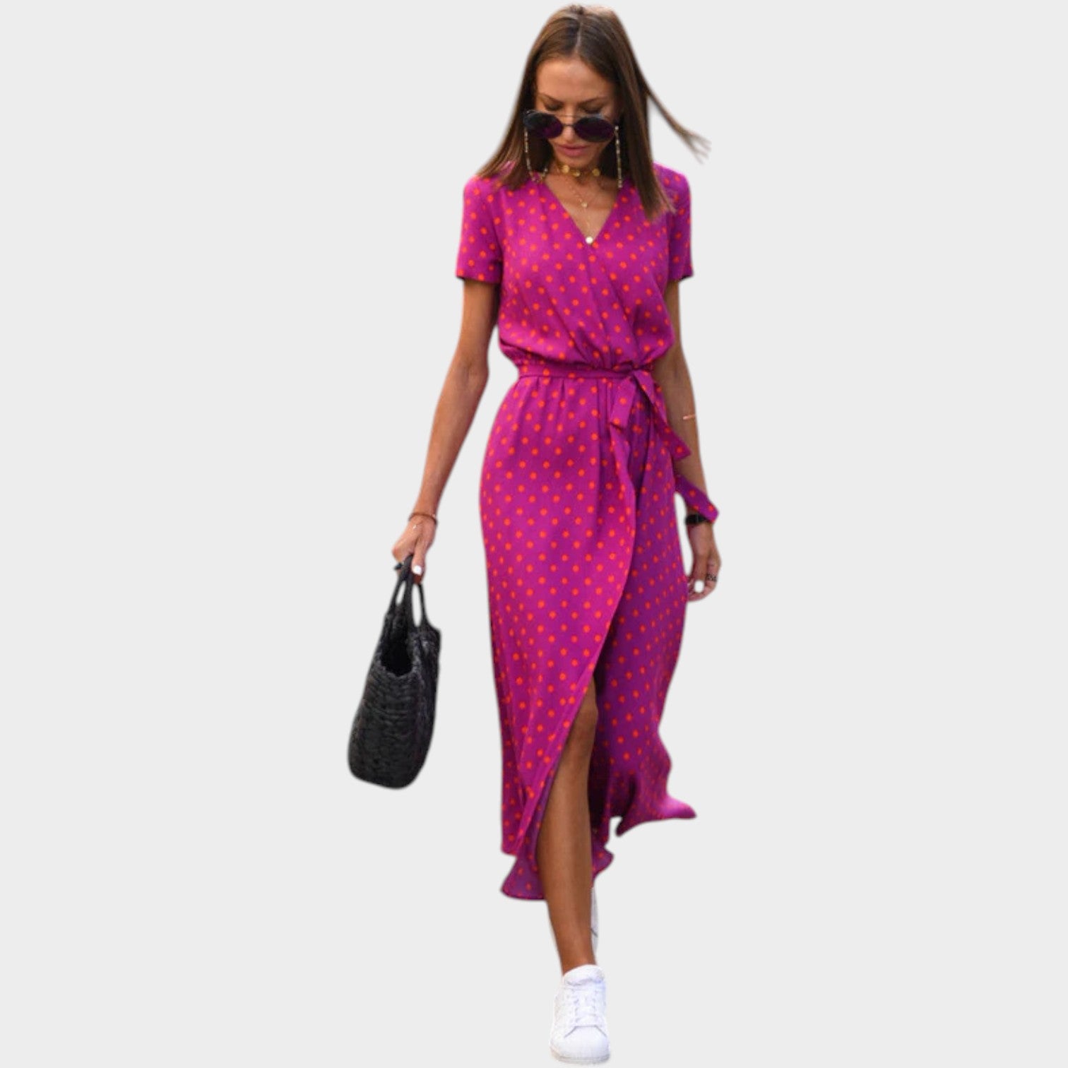 Floral V-Neck Summer Dress