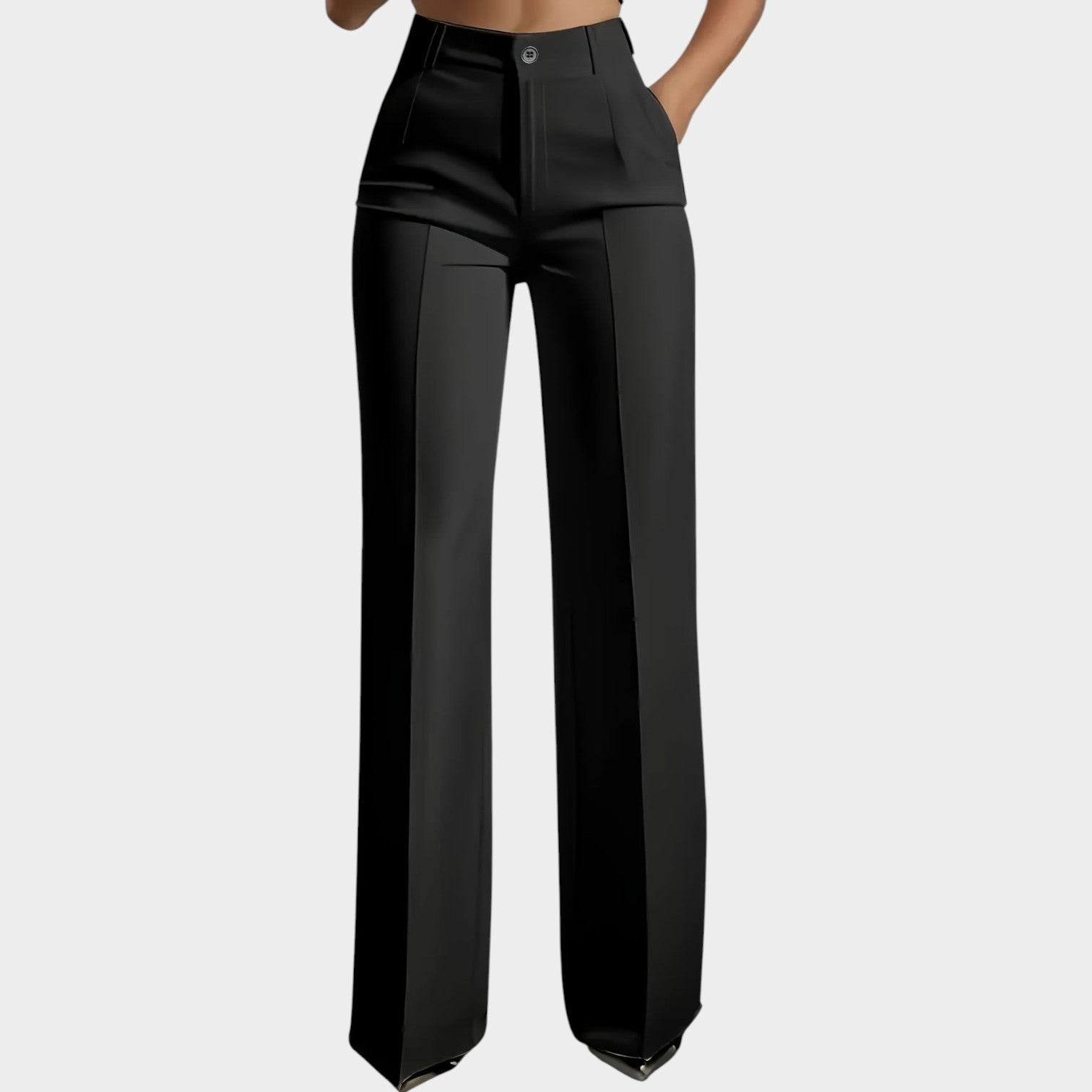 High Waisted Casual Pants