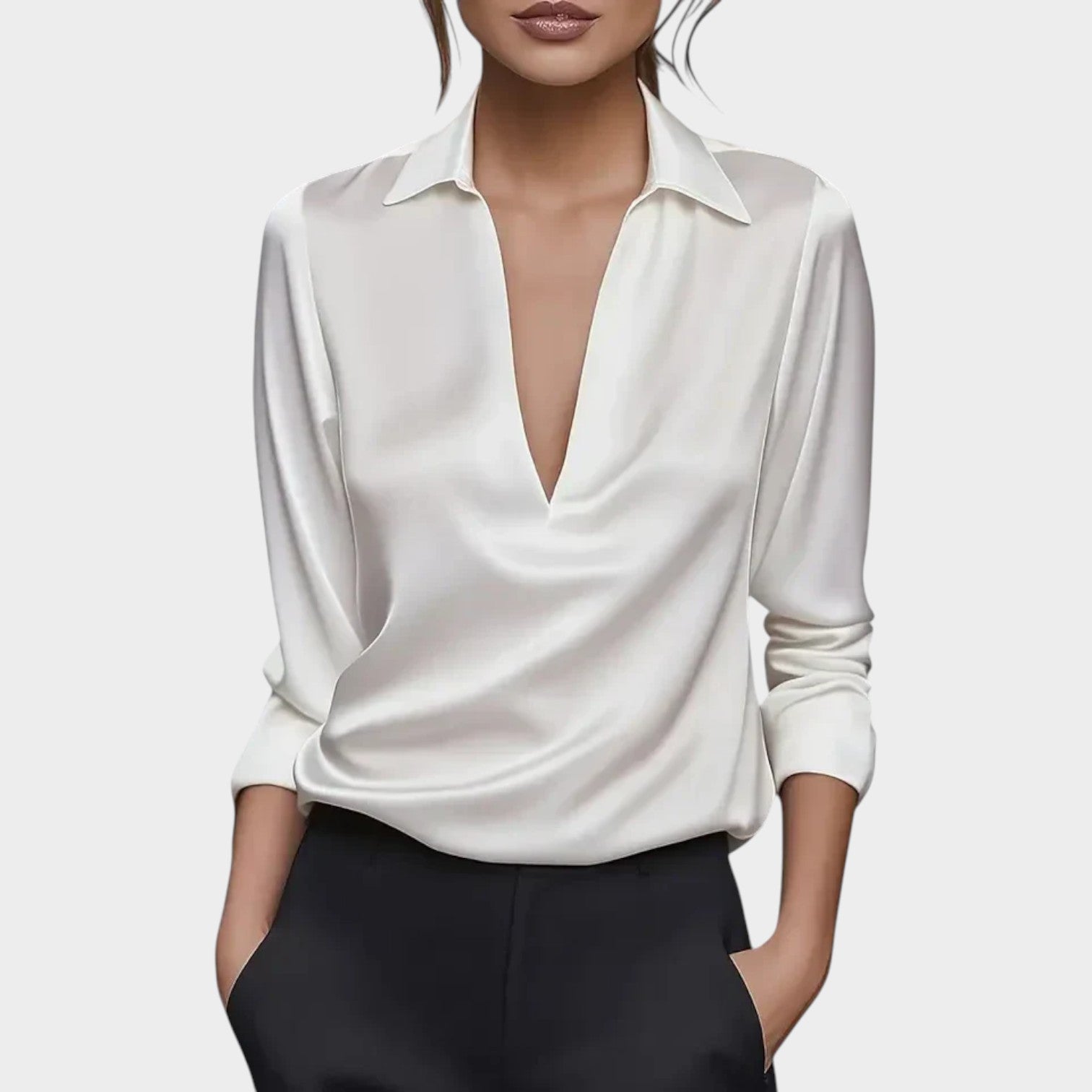 Silk Satin Blouse