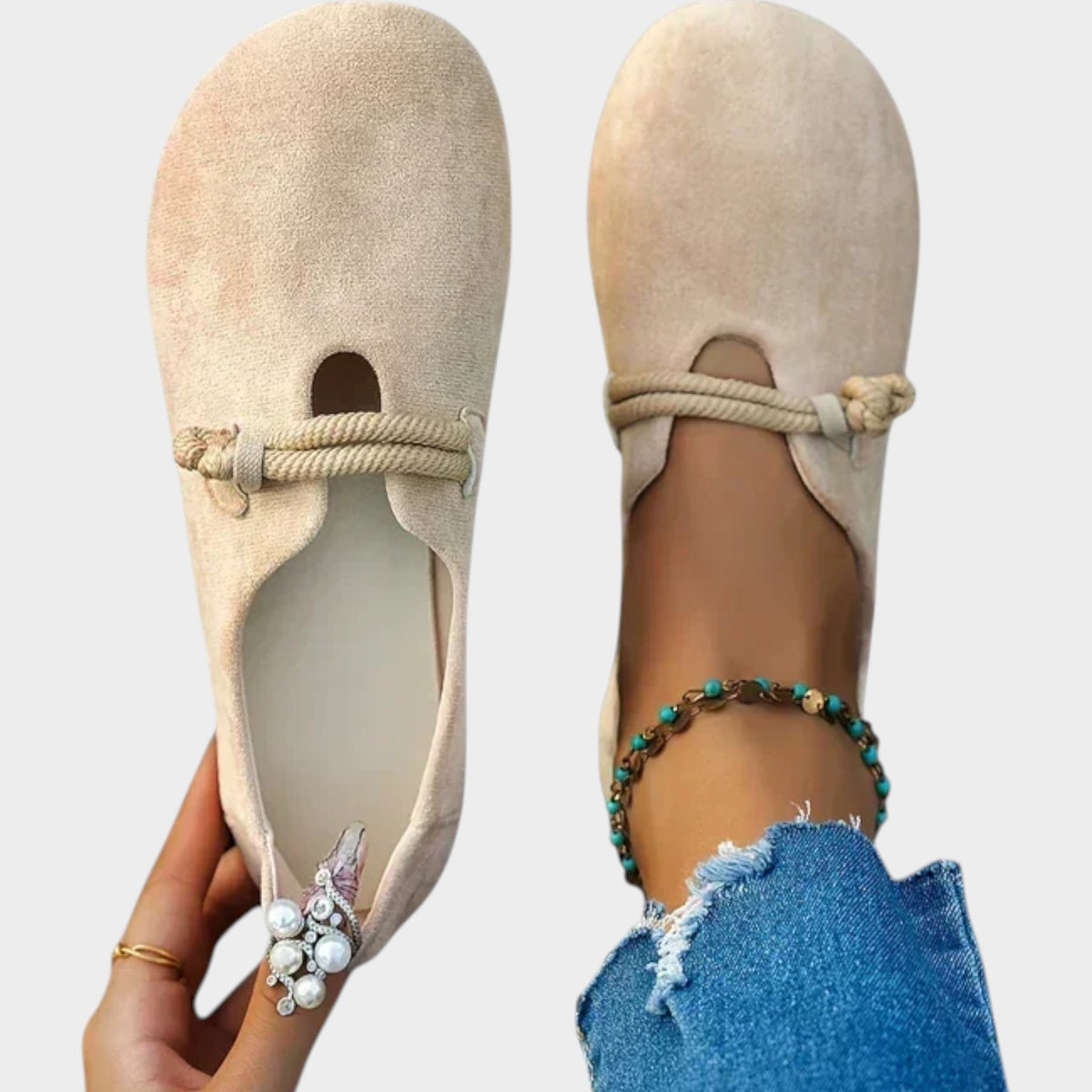 Women's Suede Ballet Flats