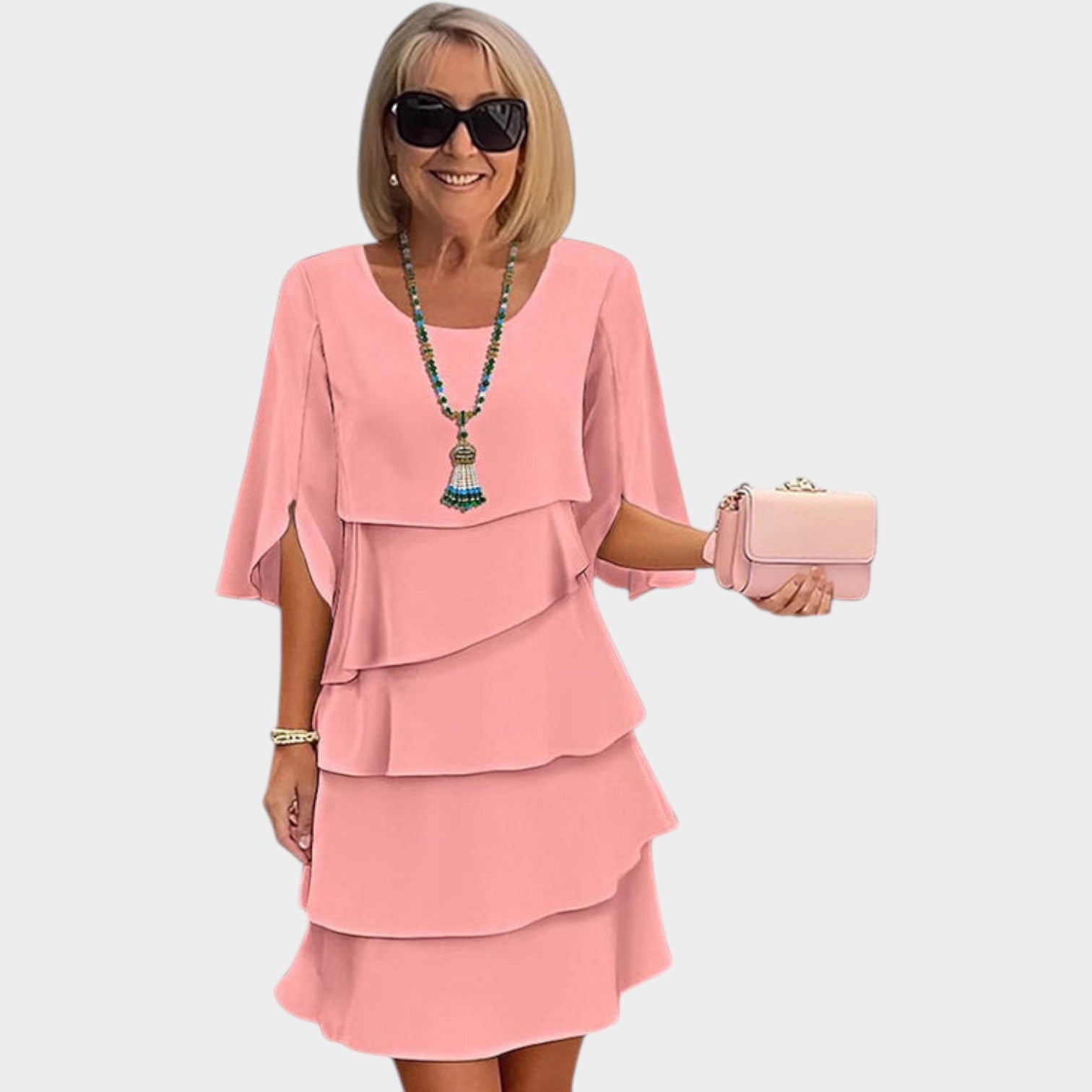 Tiered Mini Dress