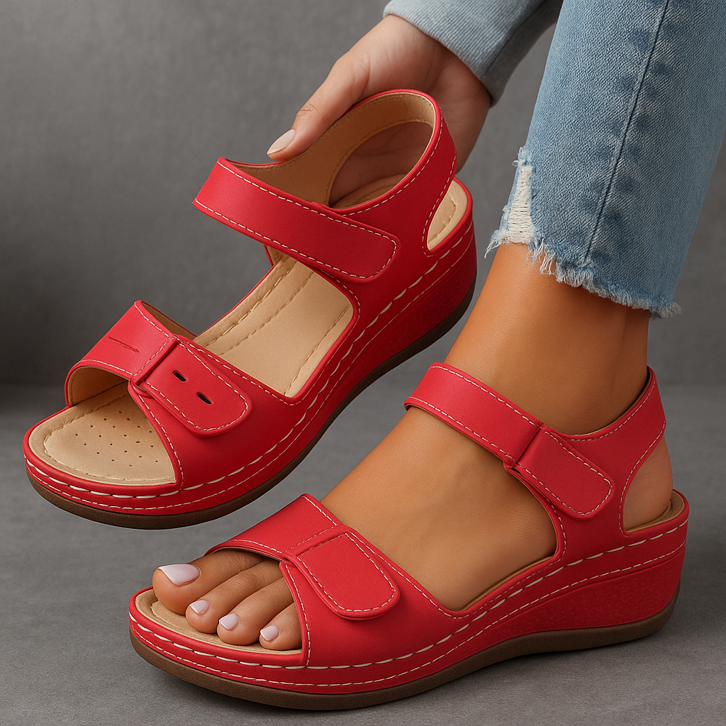Nina™ | Wedge-Heel Orthopedic Sandals