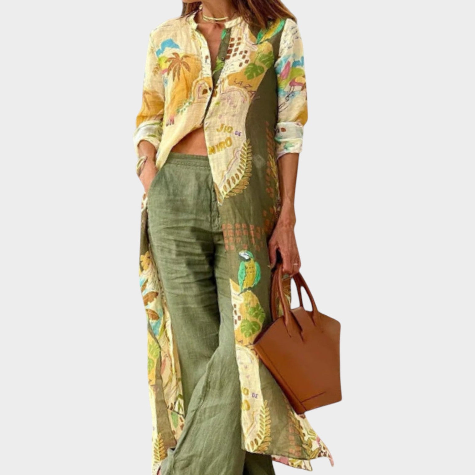 Boho Tropical Three Piece Matching Set