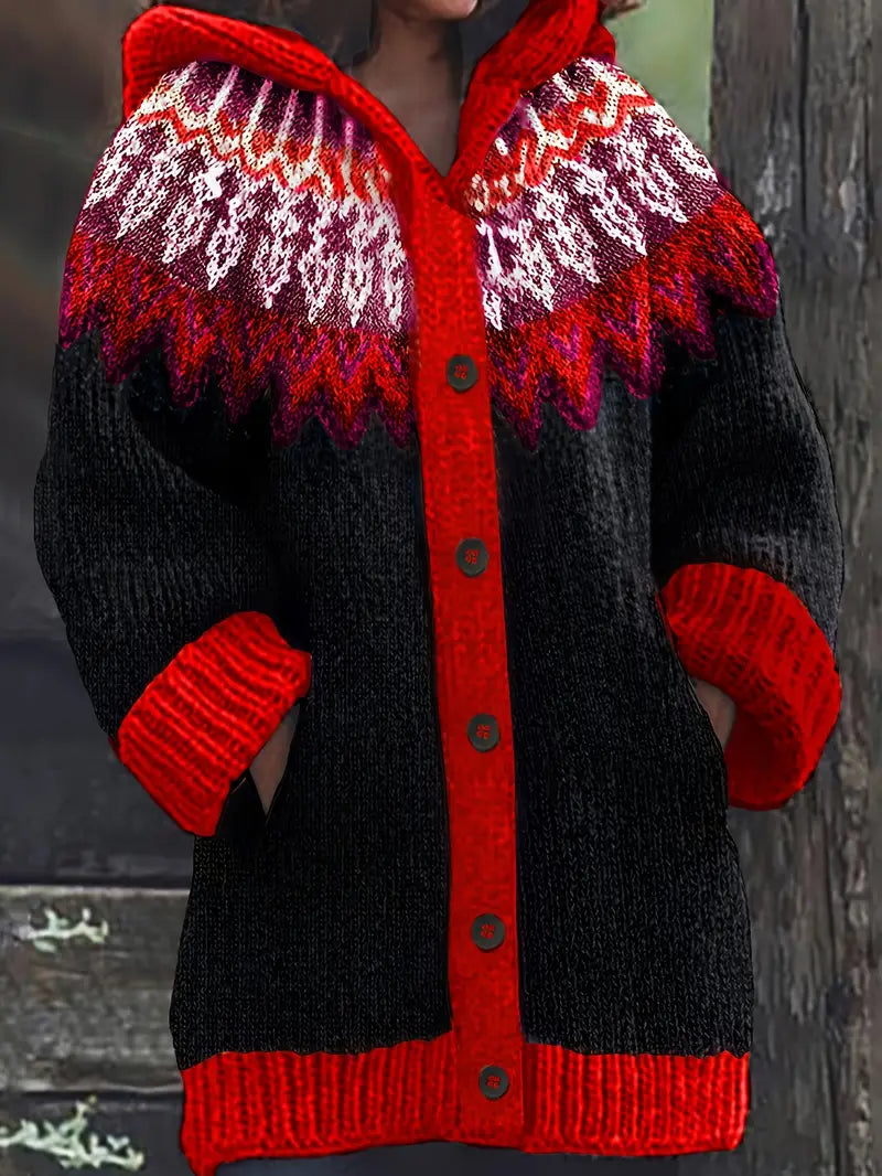 Adeline™ | Relaxed Fit Hooded Cardigan