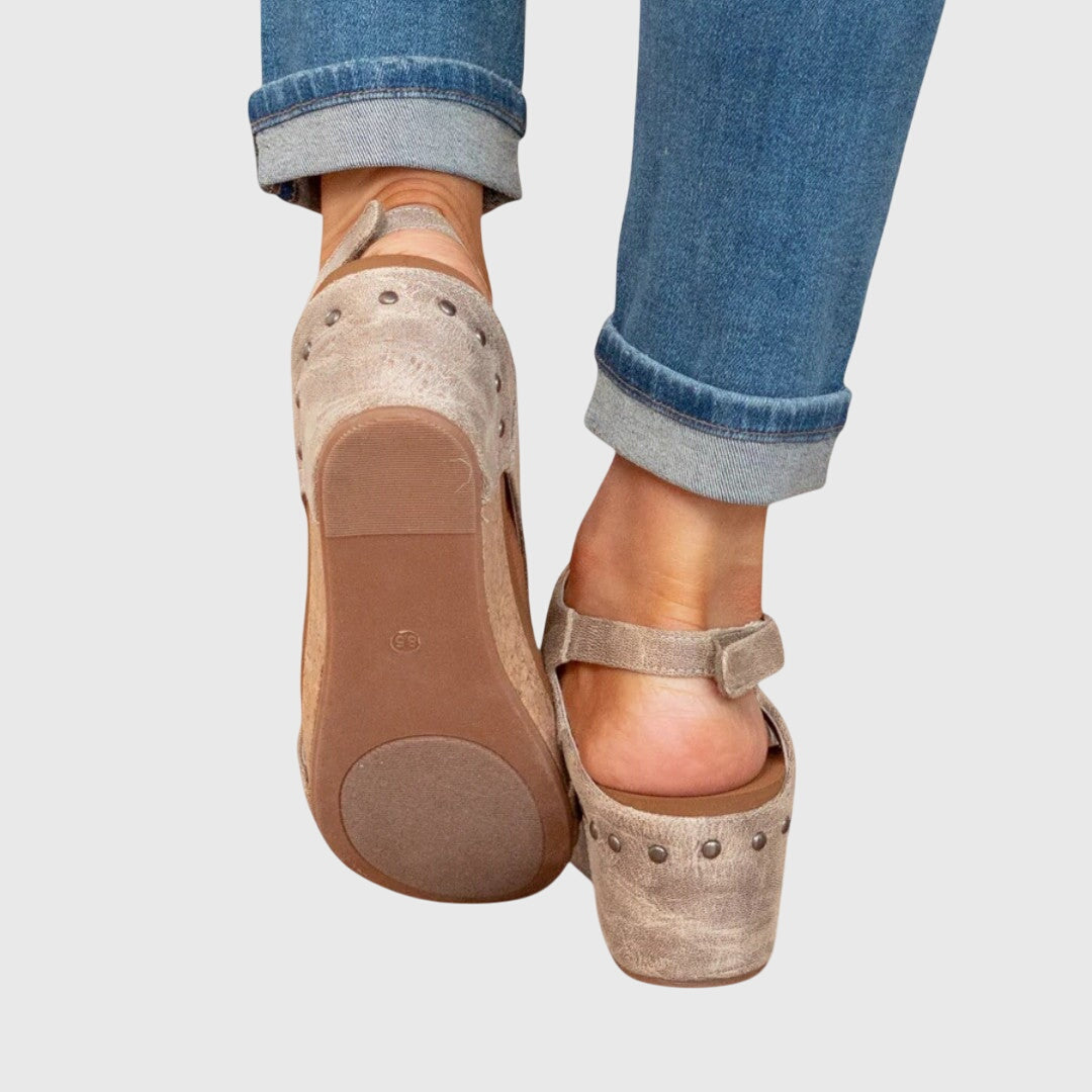 Orthopedic Comfort Low Heel Sandals
