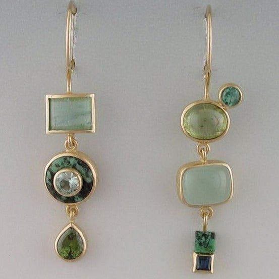 Verdora™ | Retro Green Earrings