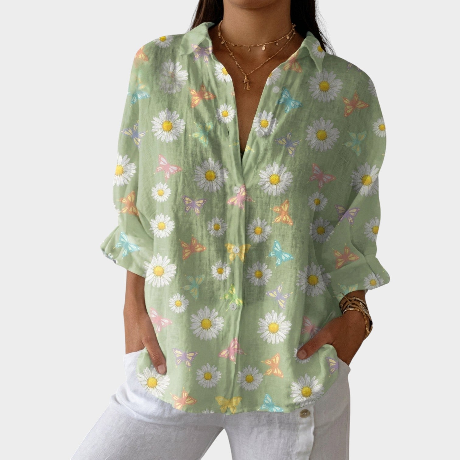 Floral Button Up Shirt