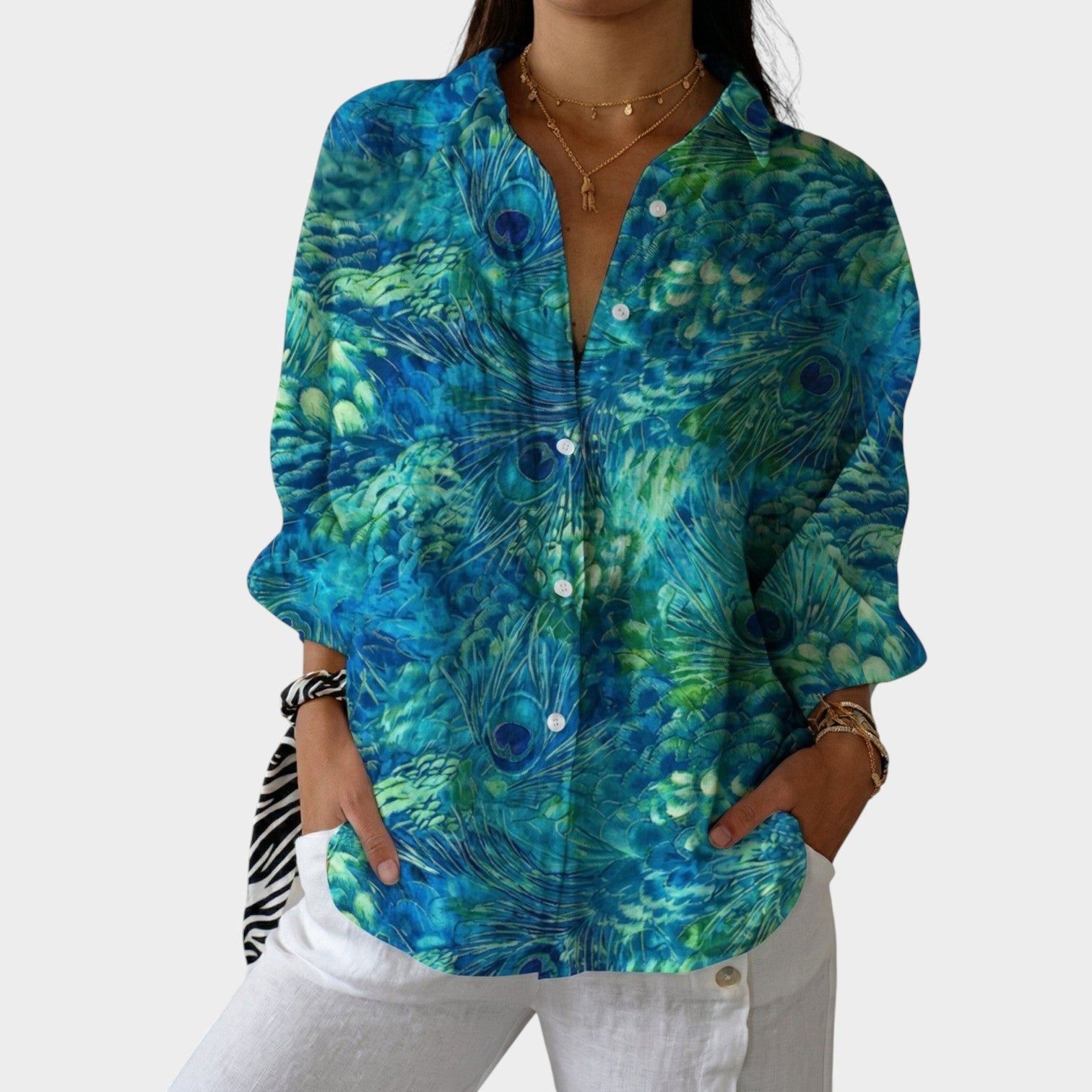 Floral Button Up Shirt