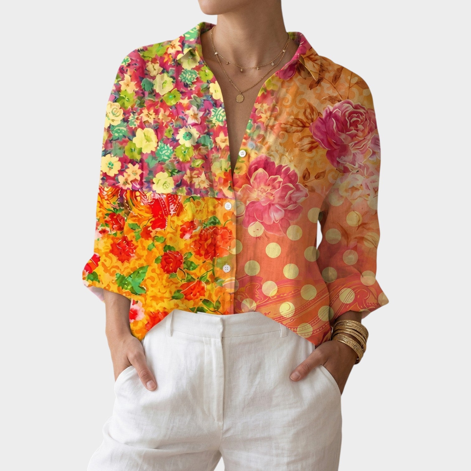 Floral Button Up Shirt