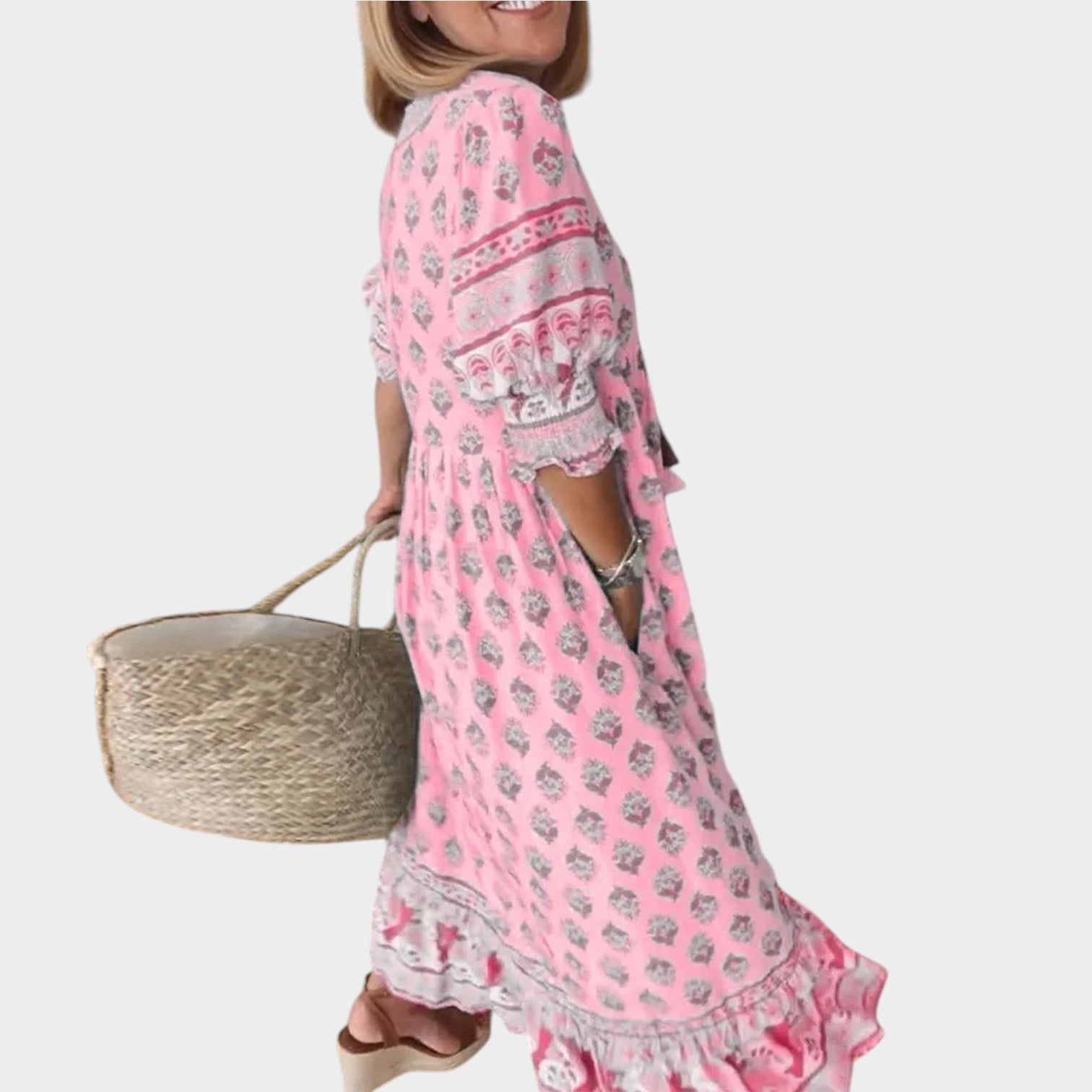 Floral Boho Maxi Dress