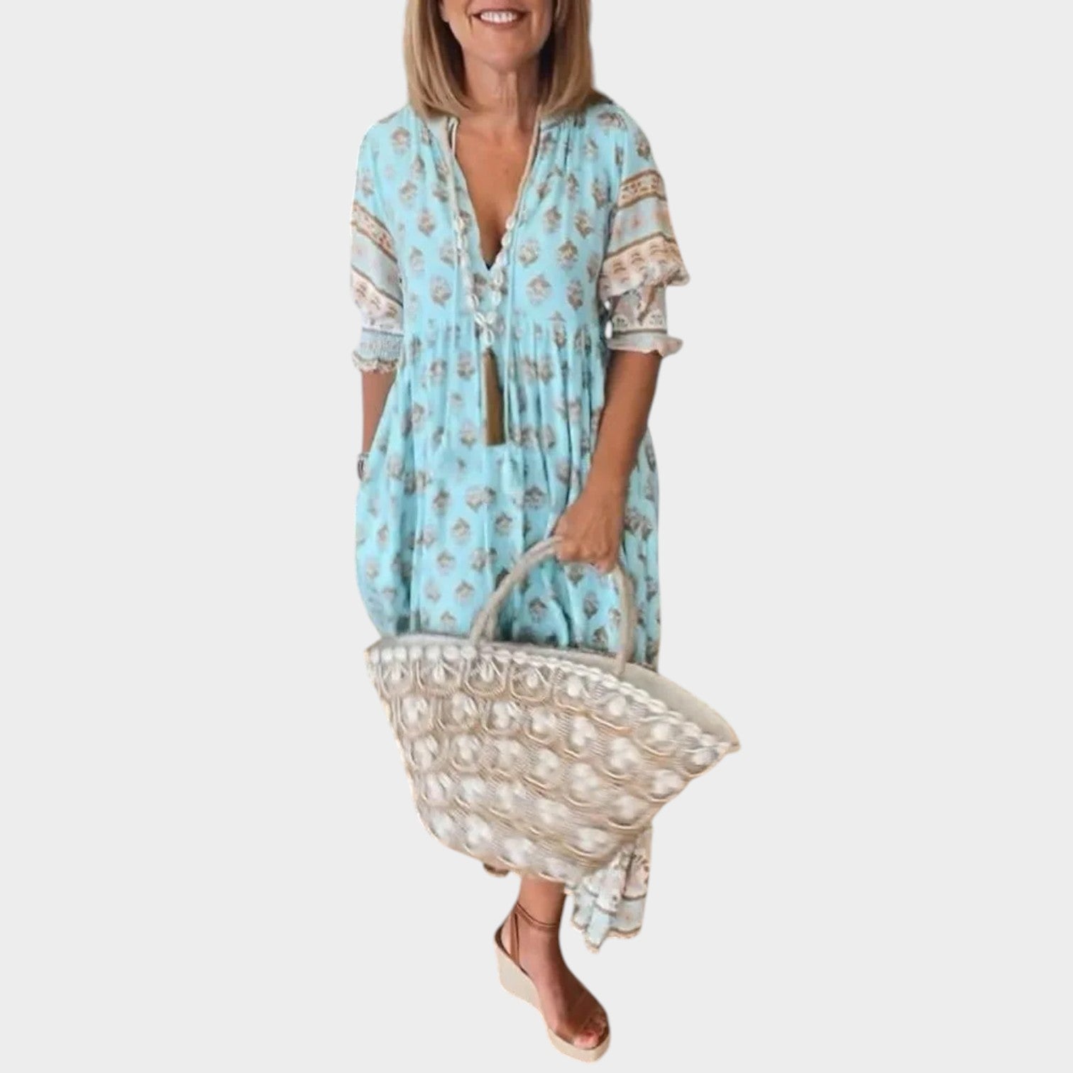 Floral Boho Maxi Dress