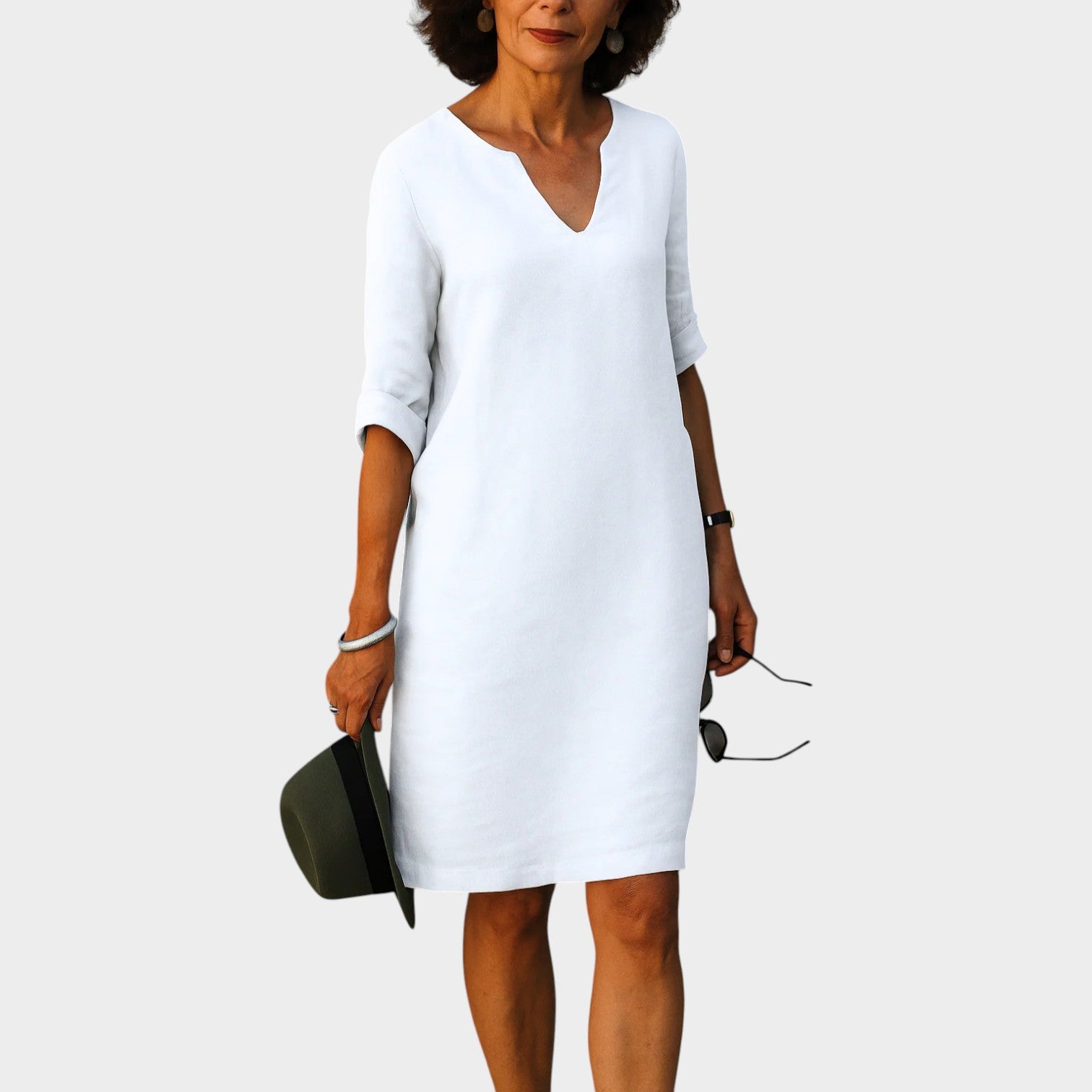 Summer Mini Shirt Dress