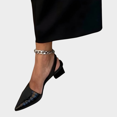 Women’s Heeled Shoes Wide Toe Comfortable Fit Versatile Style