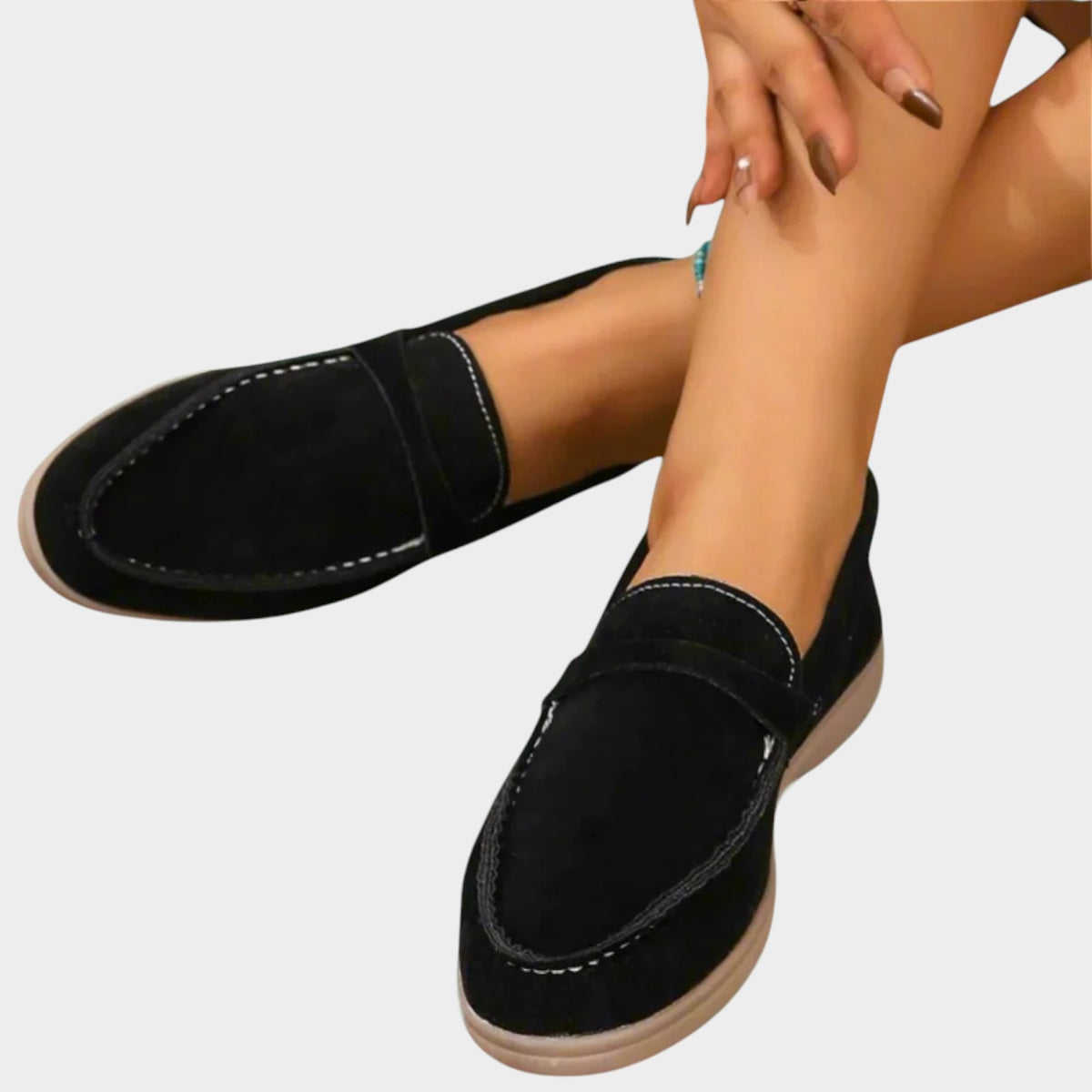 Women’s Loafers Casual Slip-On Penny Strap Flat Sole