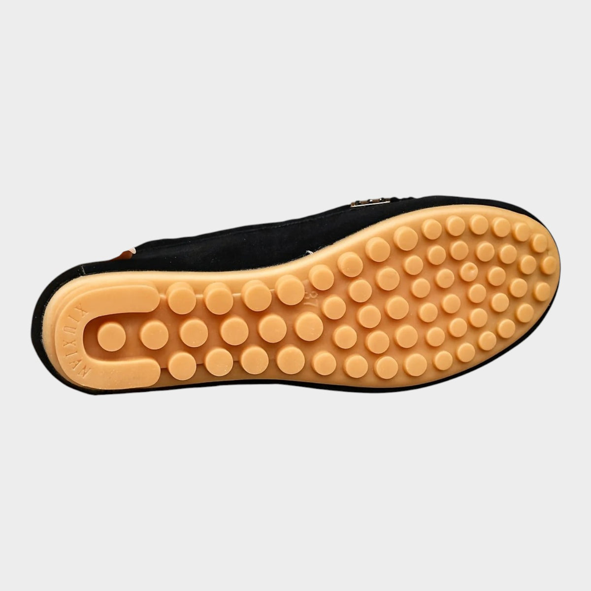 Women’s Loafers Suede Round Toe Stitch Detail