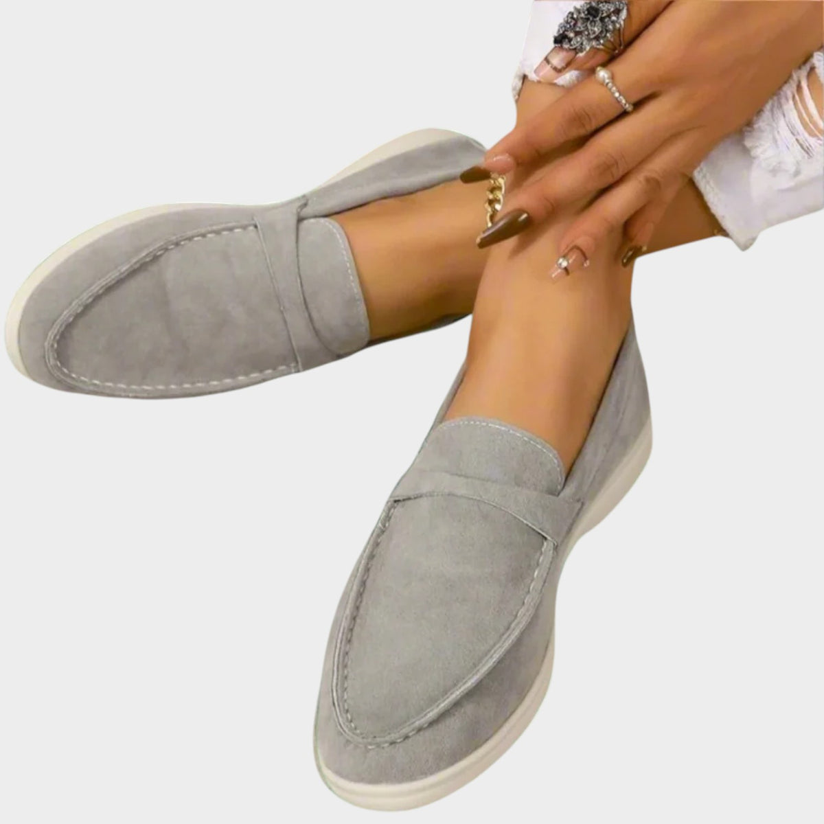 Women’s Loafers Casual Slip-On Penny Strap Flat Sole