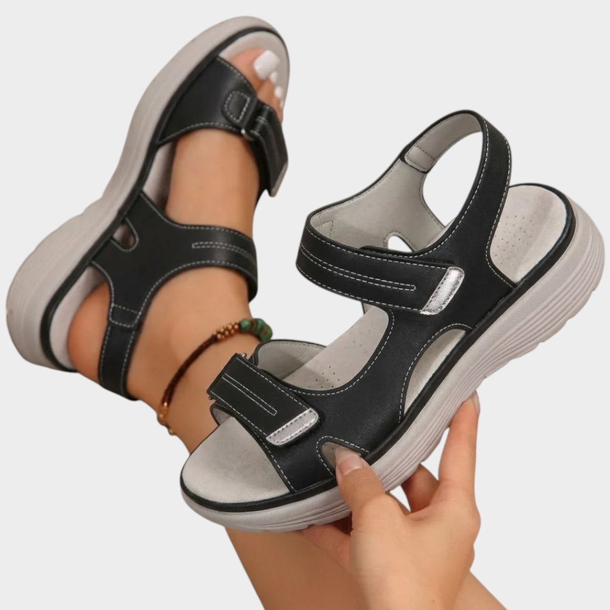Women’s Sandals Adjustable Straps Open Toe Cushioned Sole