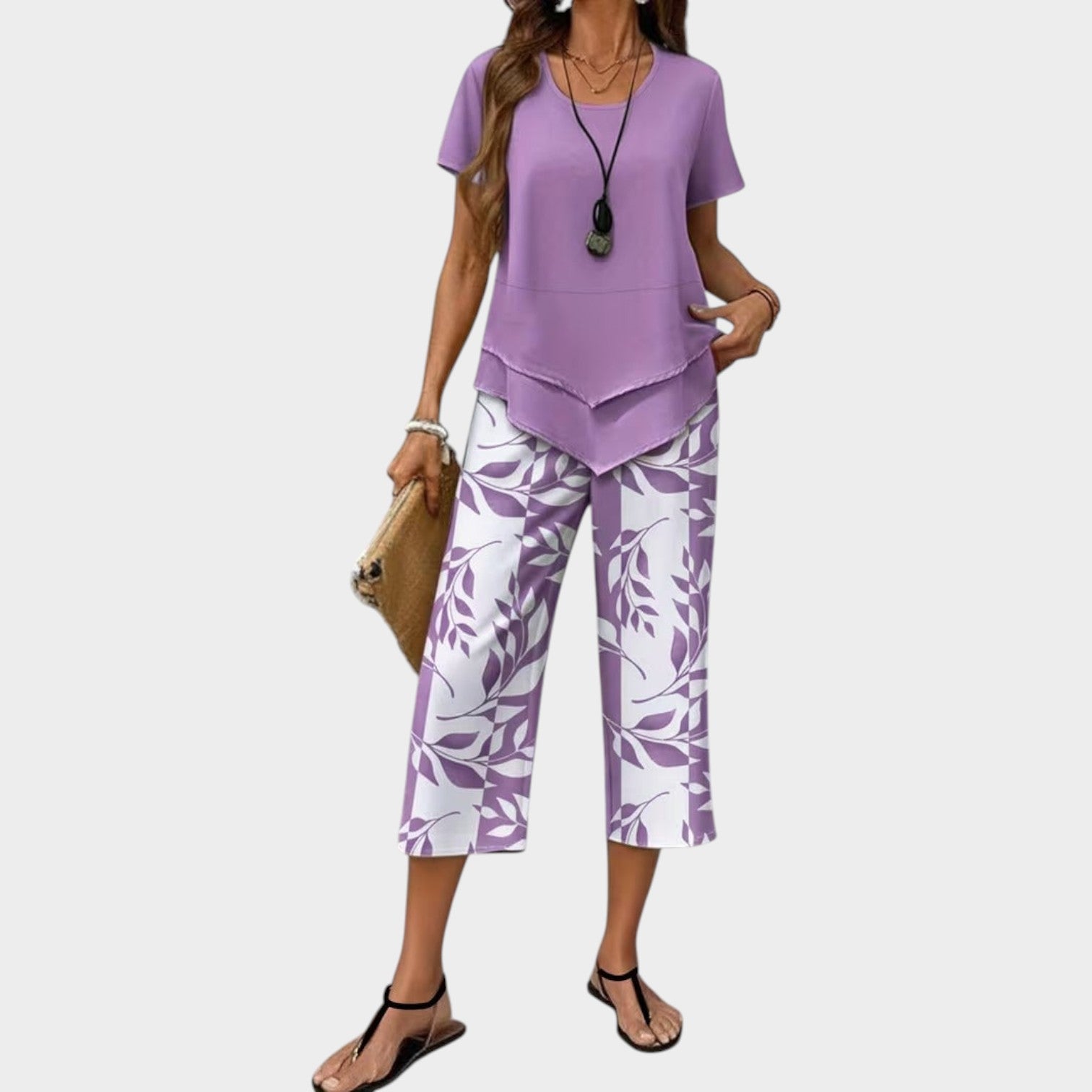 Casual Printed Matching Set