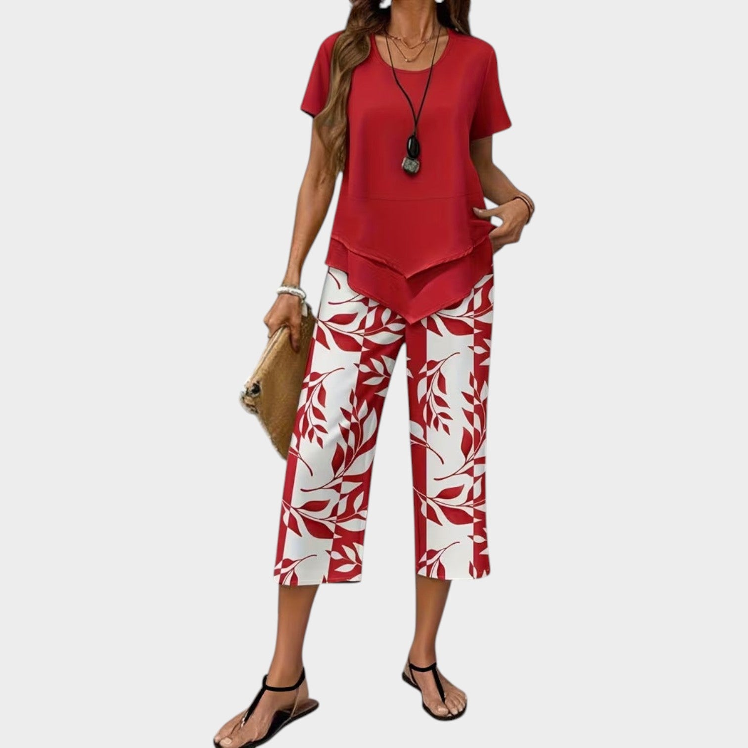 Casual Printed Matching Set