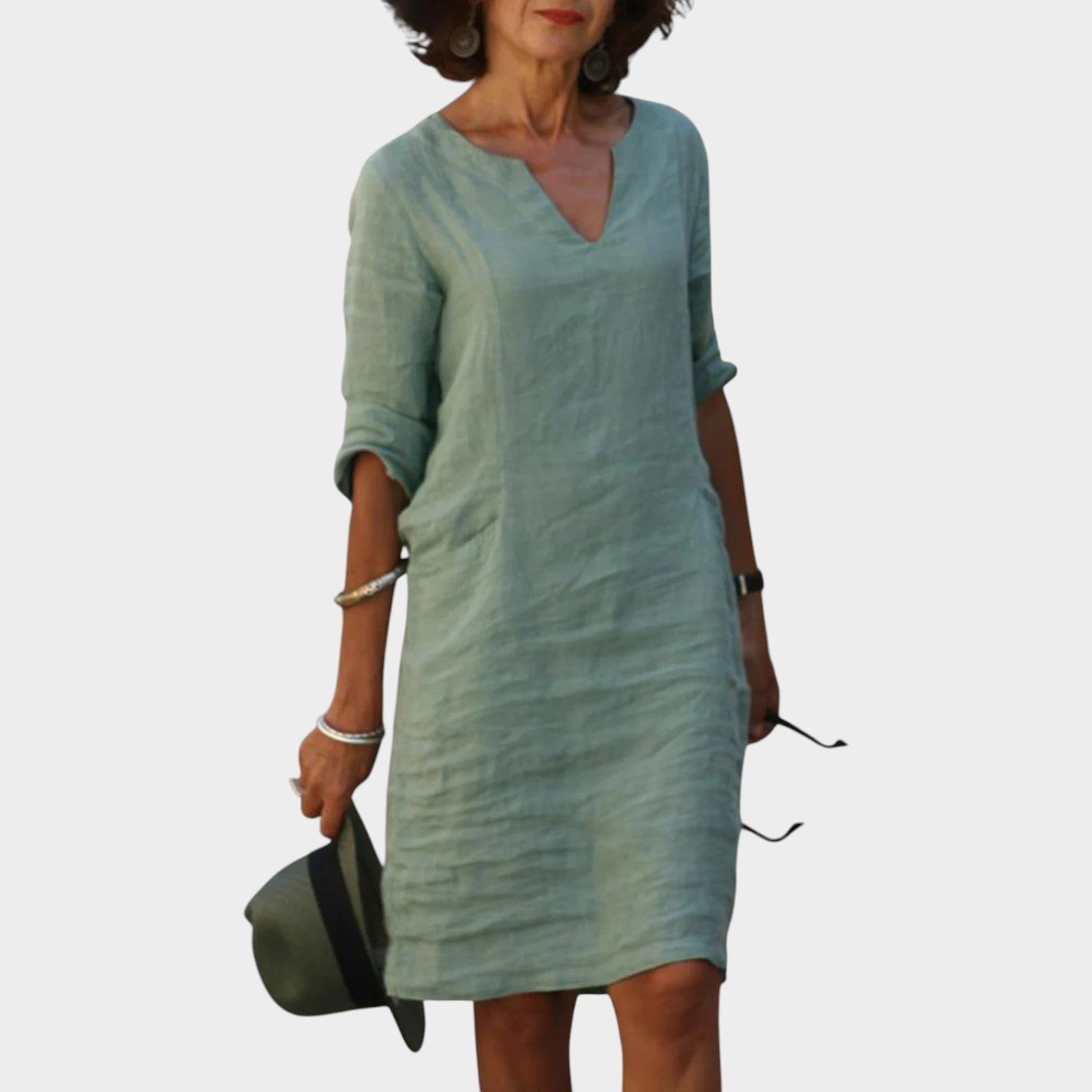 Summer Mini Shirt Dress