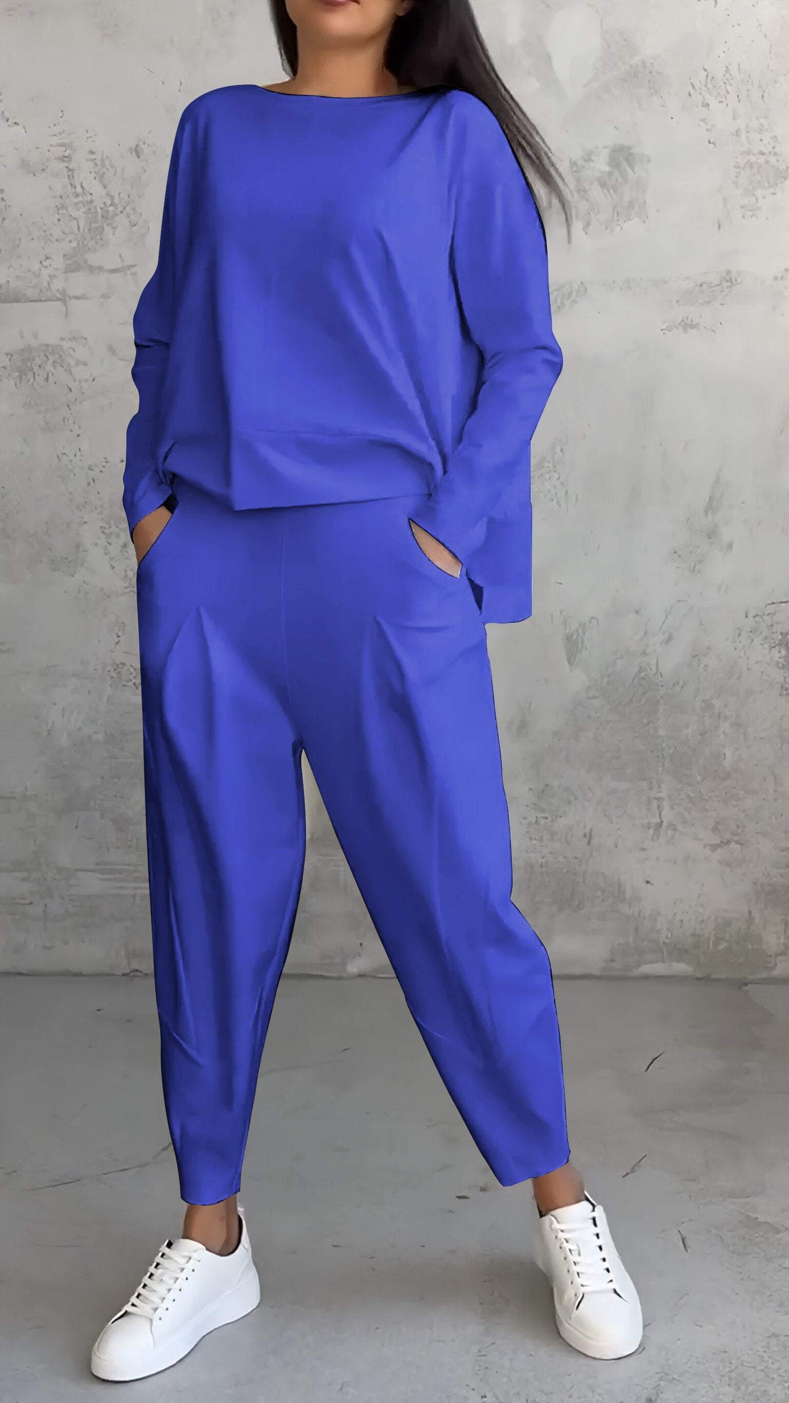 Nora | Women's Long Sleeve Top and Pants 2-Piece Lounge Set