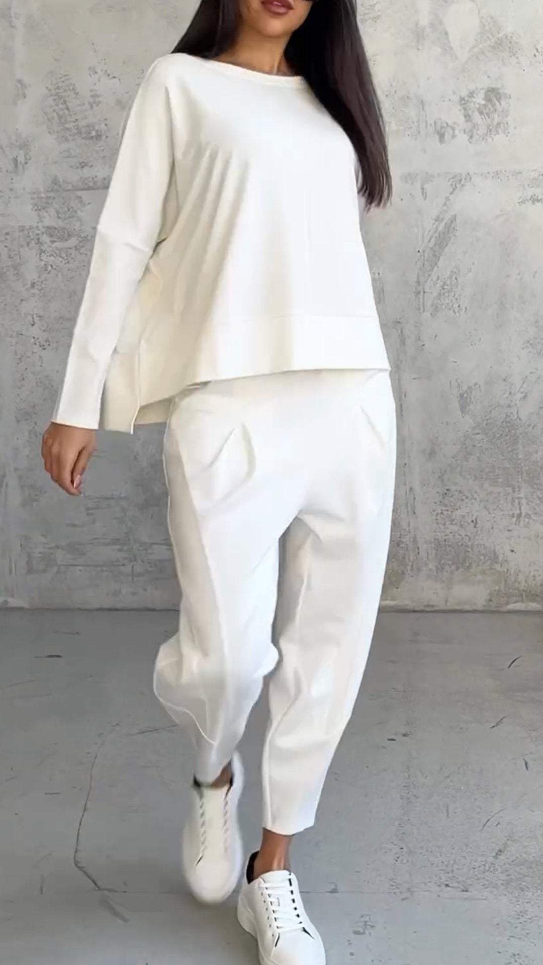 Nora | Women's Long Sleeve Top & Pants 2-Piece Lounge Set