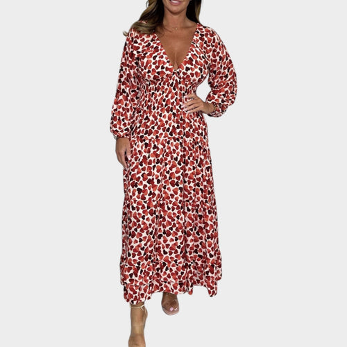 Women's Maxi Dress Long Sleeve Floral