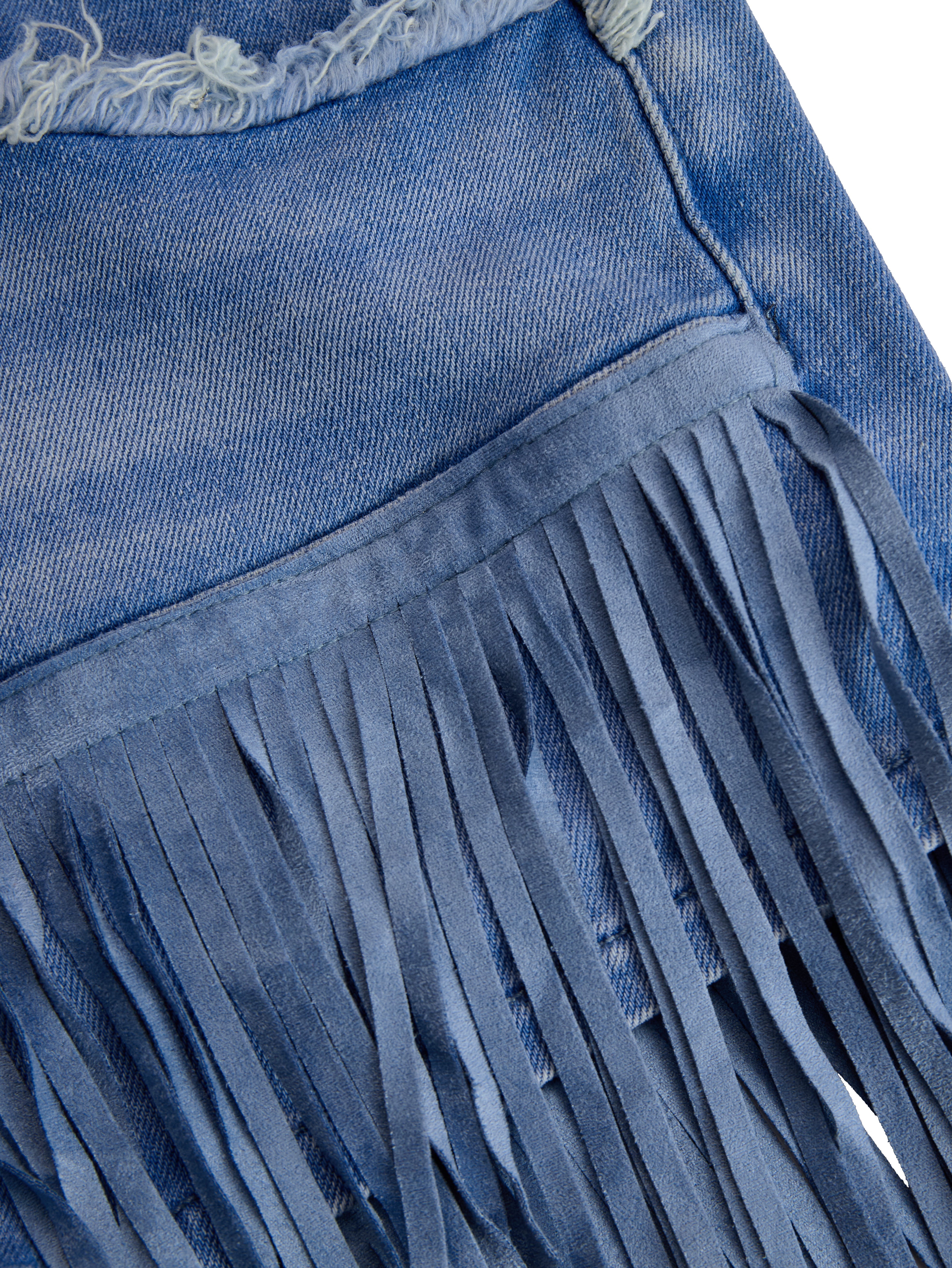 Kiera | Women's Fringe Mini Skirt with High Waist
