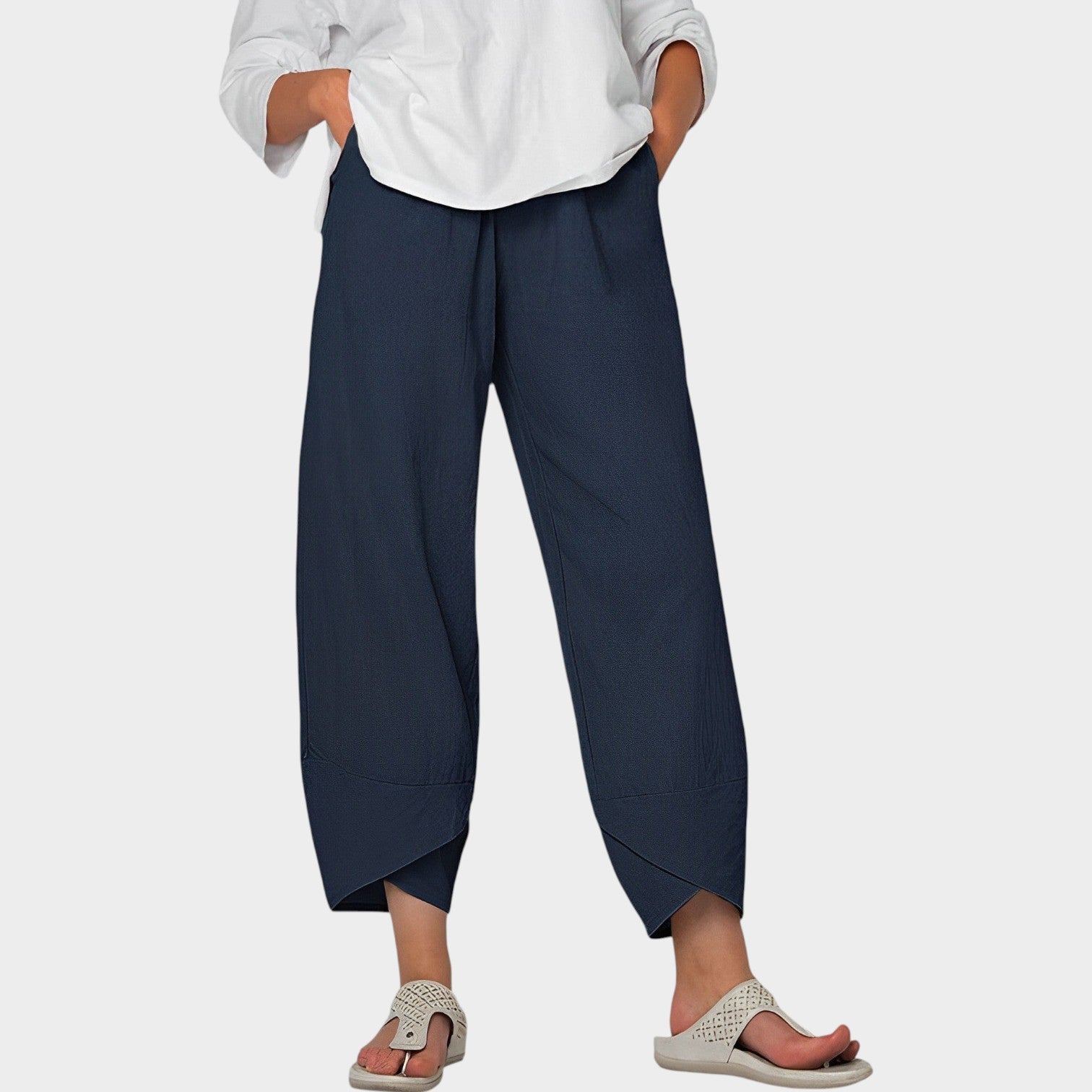 Linen Wide Leg Pants