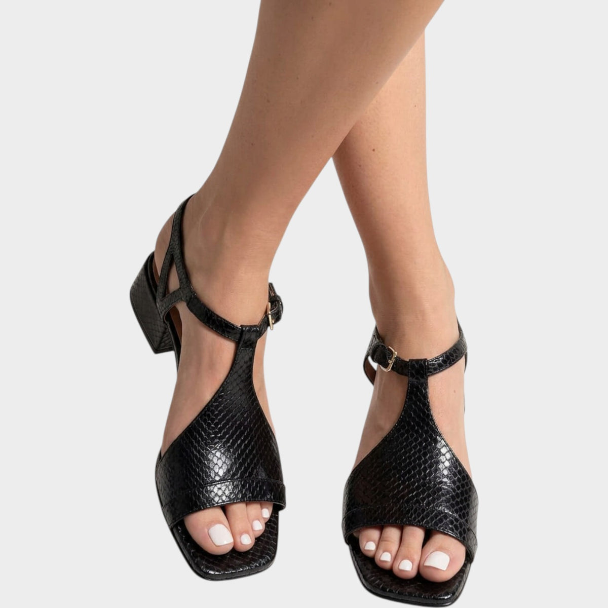 Women's Dress Sandals Metallic Finish Open Toe