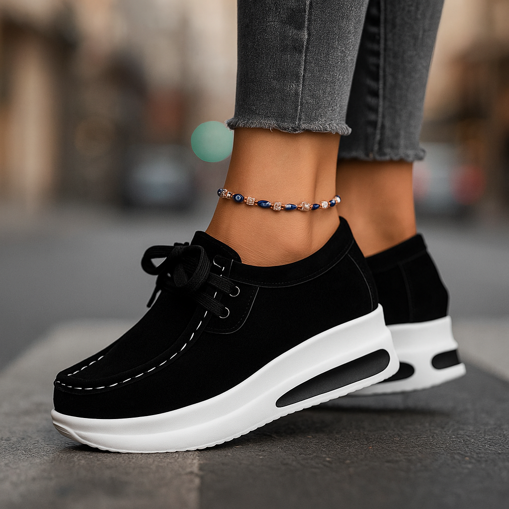 Nadia | Women's Lace-Up Platform Sneakers