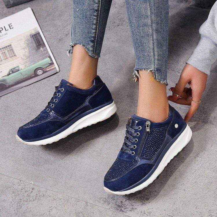 Nora | Women's Lace-Up Platform Sneakers