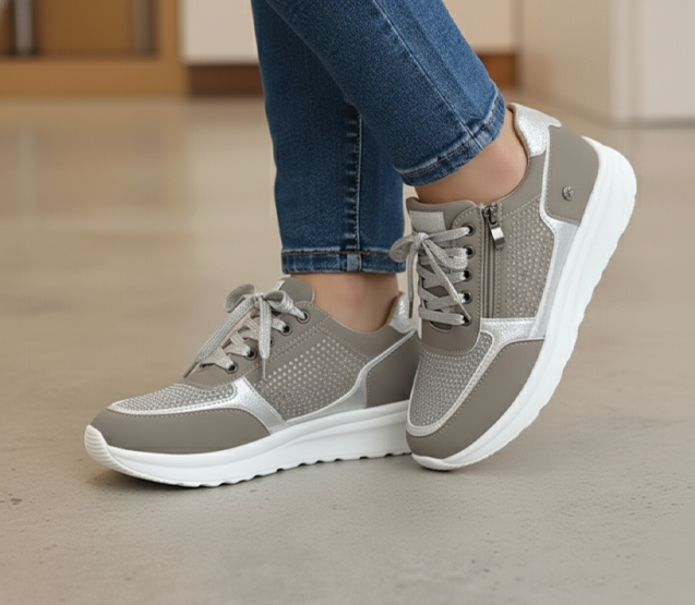 Nora | Women's Lace-Up Platform Sneakers