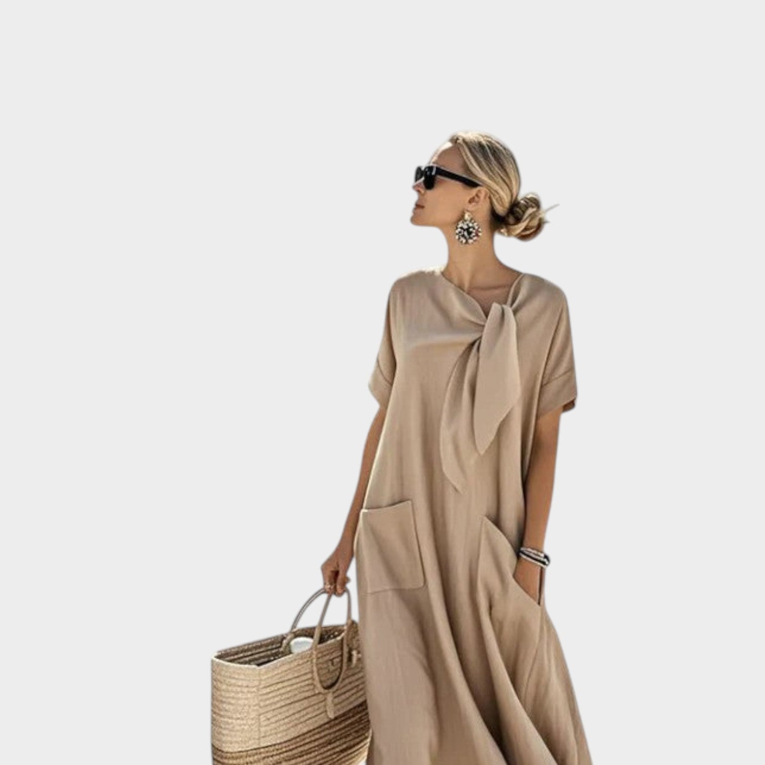 Elegant Midi Summer Dress