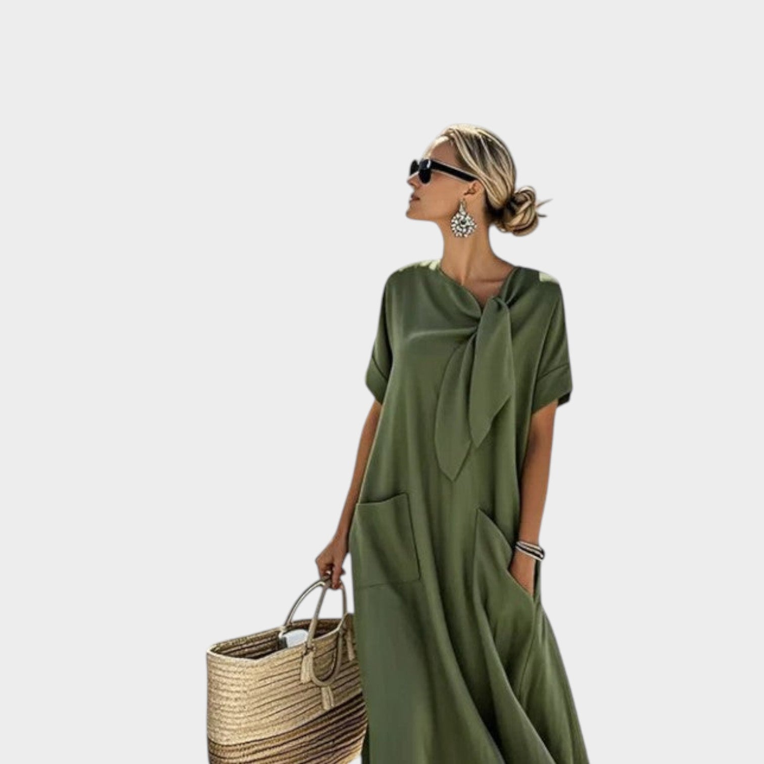 Elegant Midi Summer Dress