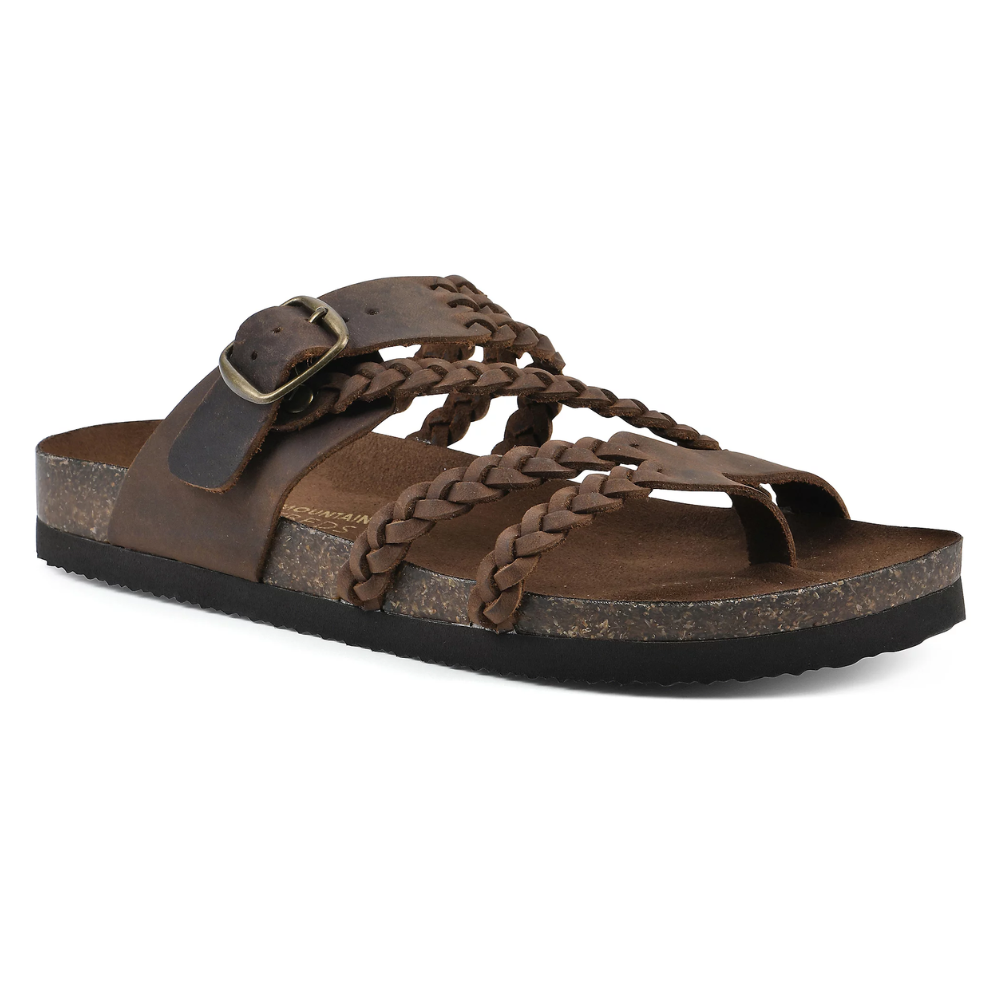 Octavia | Women's Braided Sandals with Buckle Detail
