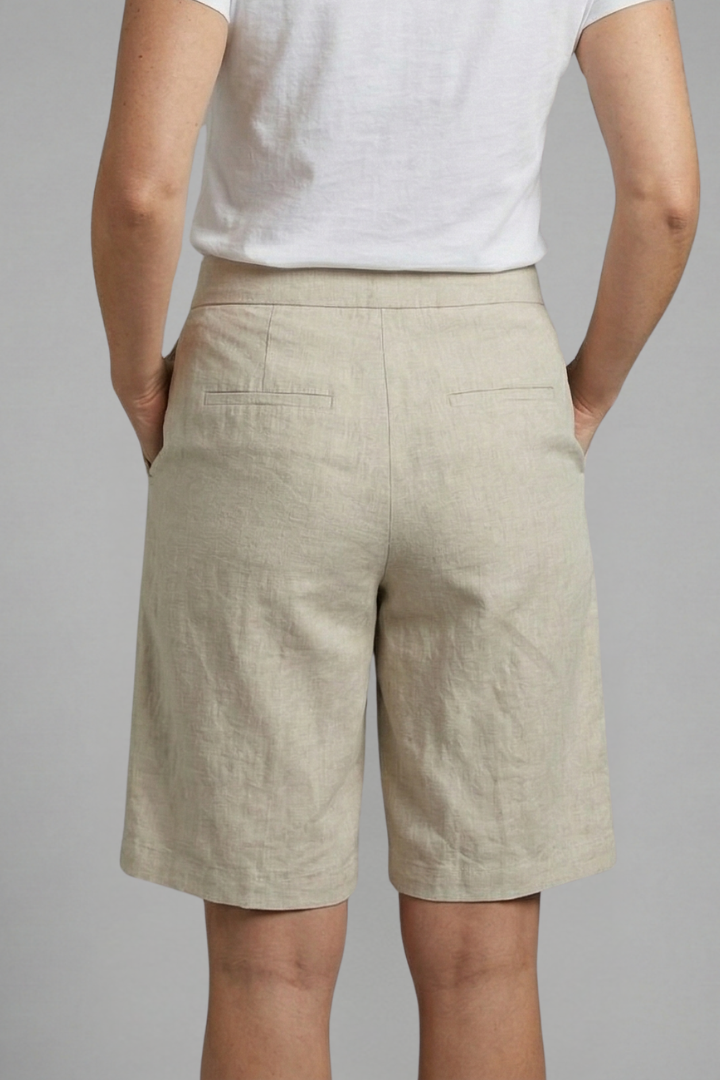 Octavia | Women's Knee-Length High-Waisted Shorts