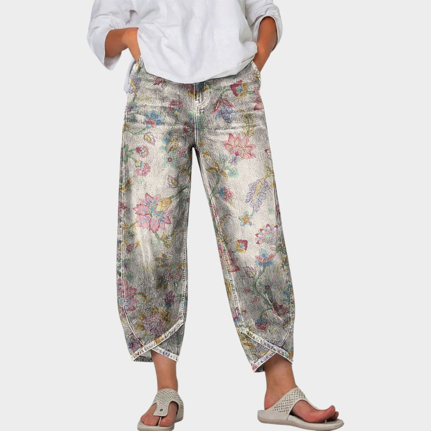 Vintage Printed Pants