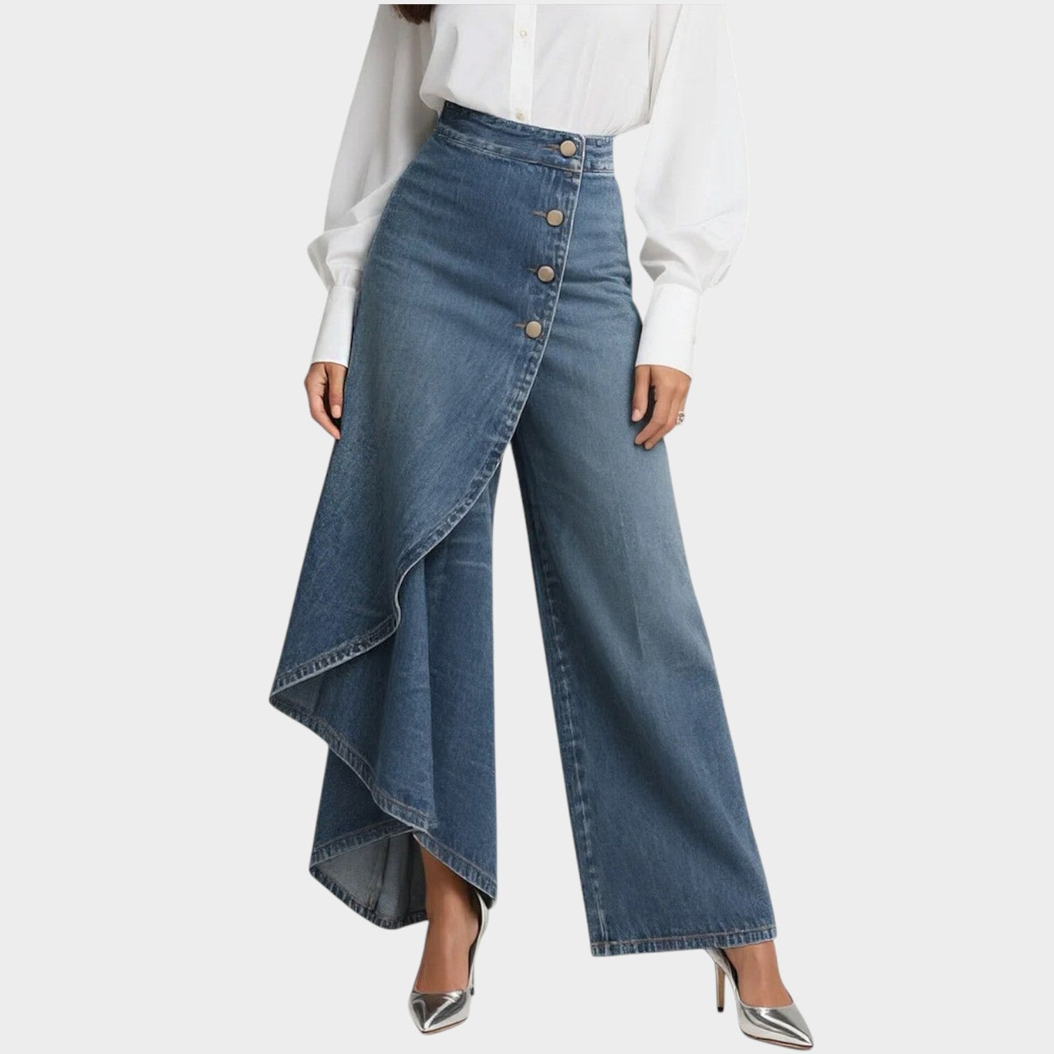 High Waist Wide Pants