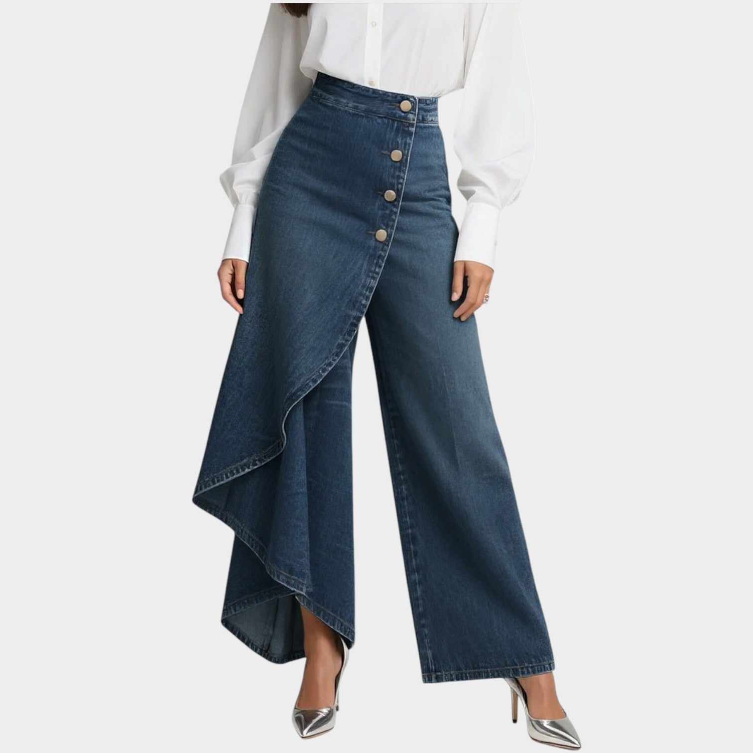 High Waist Wide Pants
