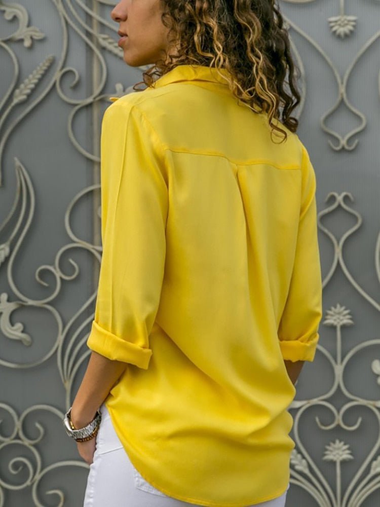 Penelope | Women's Long Sleeve Button-Up Shirt