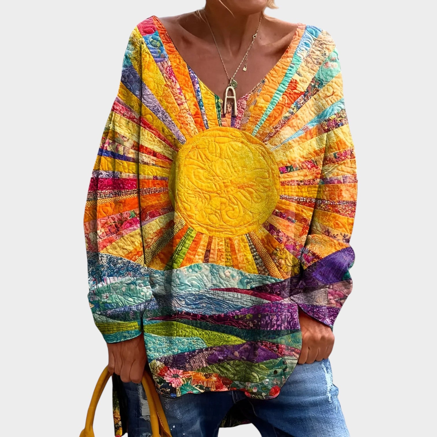 Boho Print Top