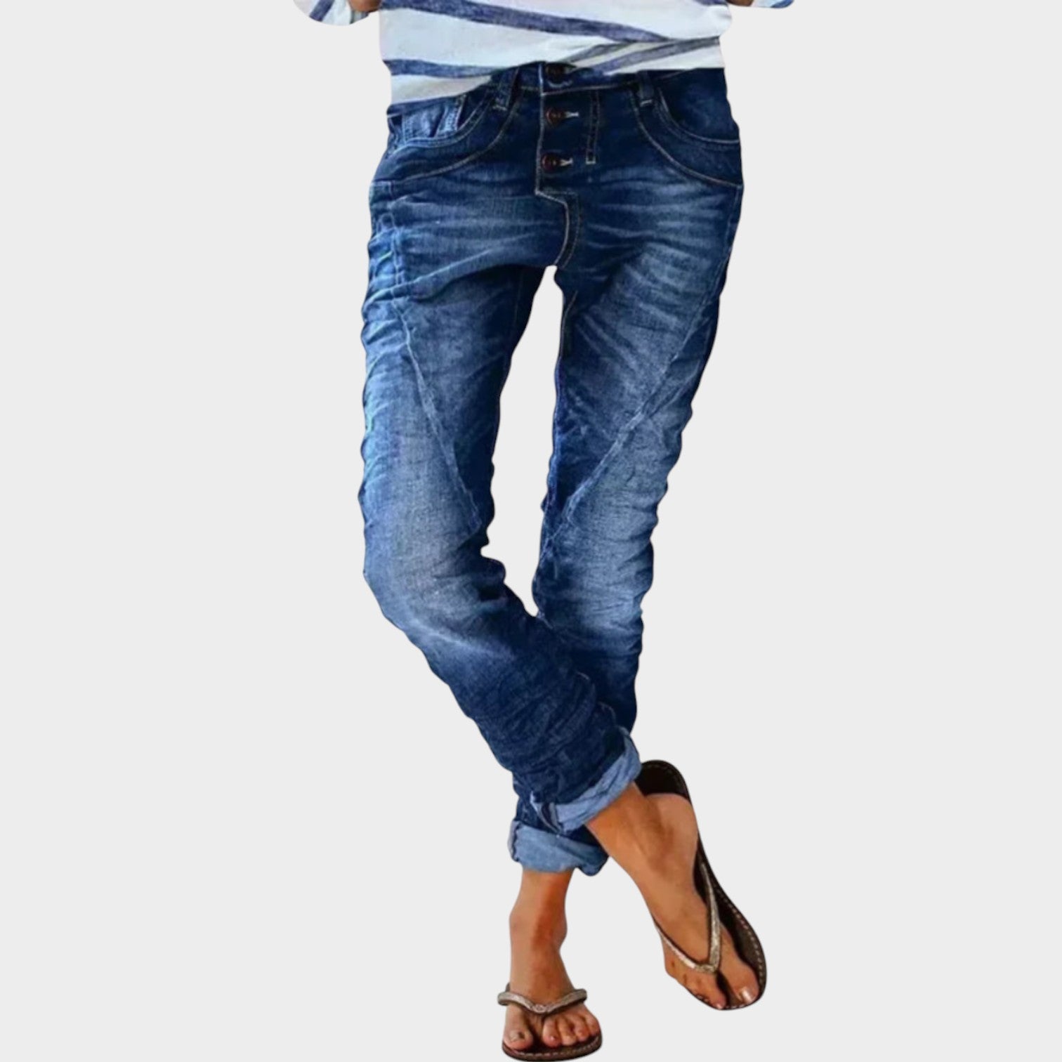 Stretch Slim Fit Denim Pants