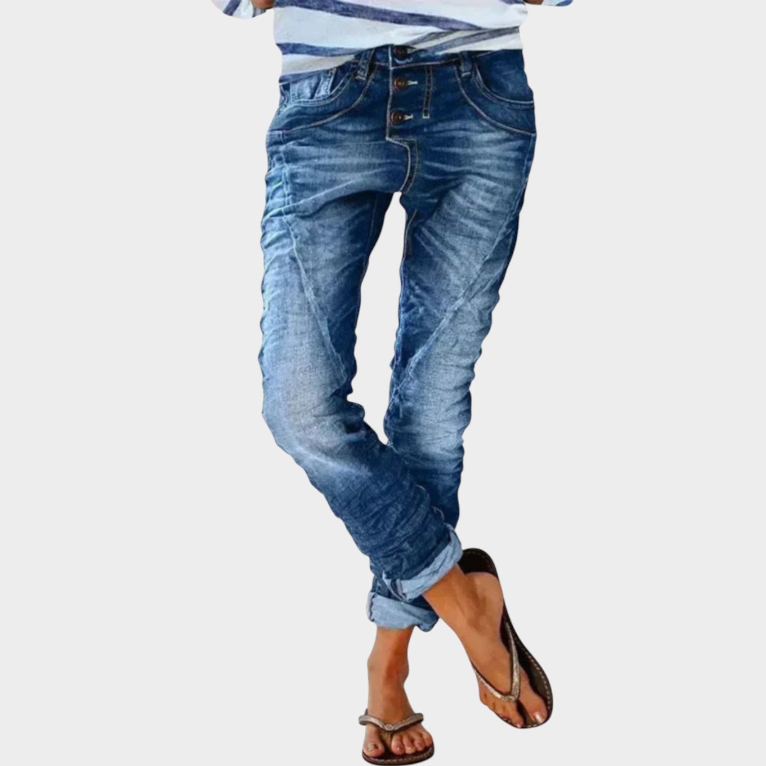 Stretch Slim Fit Denim Pants