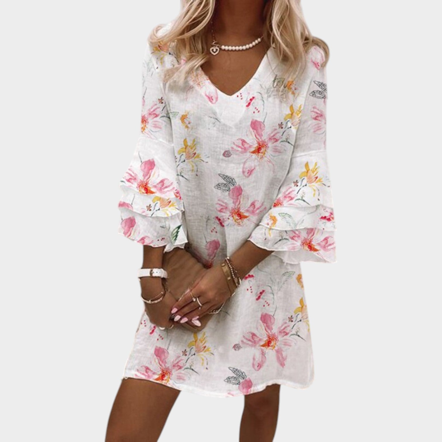 Printed Summer Mini Dress