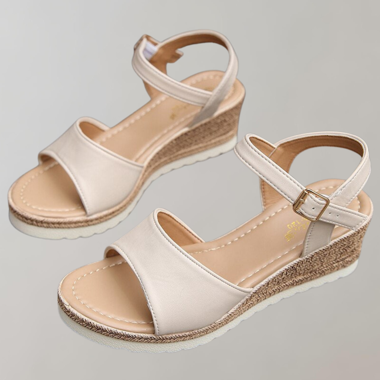 Roxanne | Women's Ankle Strap Wedge Platform Sandals
