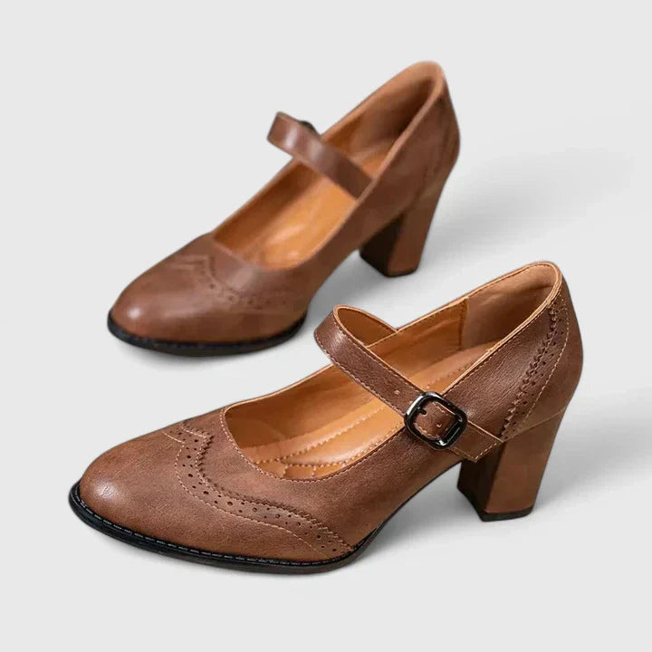 Scarlet | Women's Mary Jane Shoes with Block Heel
