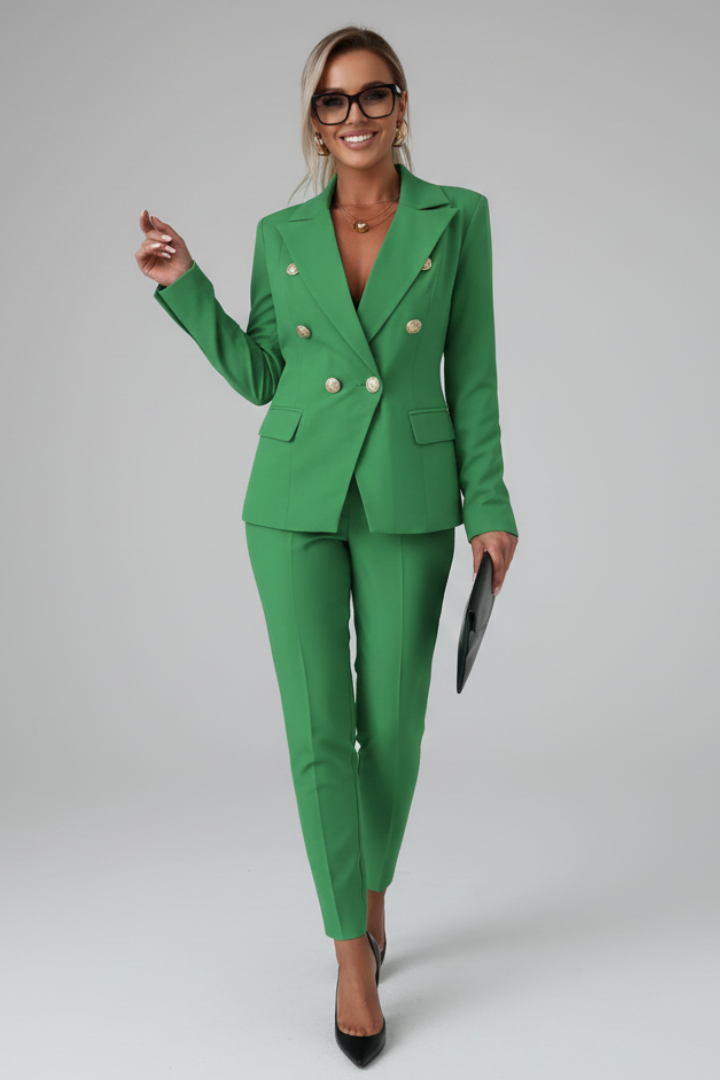 Scarlett | Women's Double-Breasted Blazer and Trousers Set