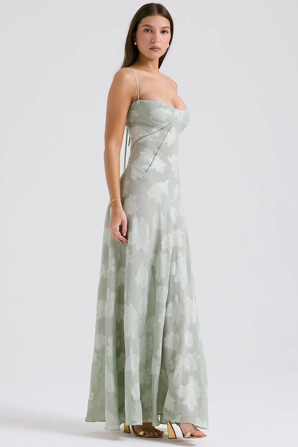 Gretchen™ | Adjustable Strapped Open Back Long Summer Dress