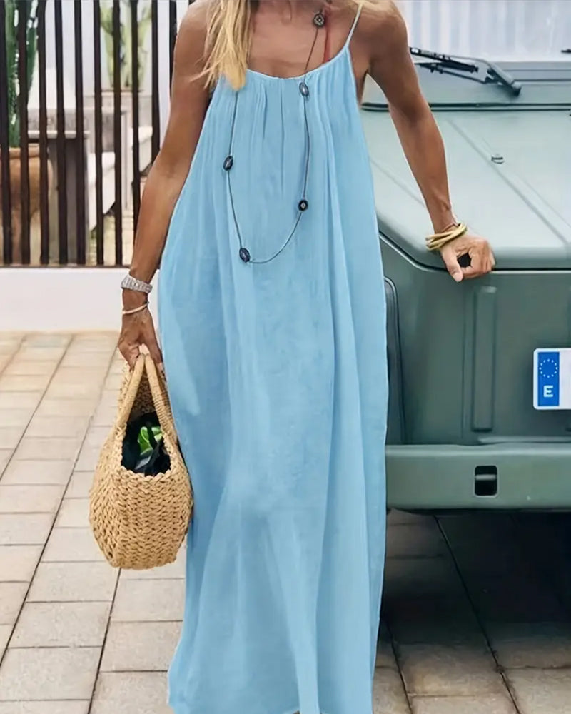 Sloane | Women's Sleeveless Maxi Cami Dress